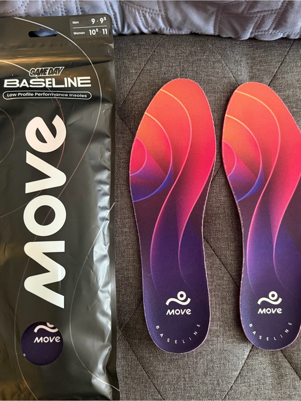 Move Baseline Performance Insoles - 2 Pairs